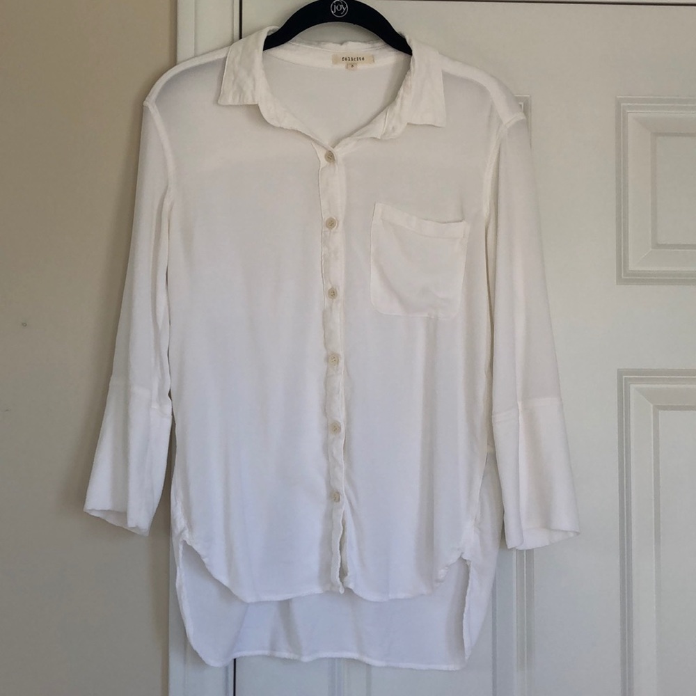 Felicite Button Down Shirt NWOT Sz S